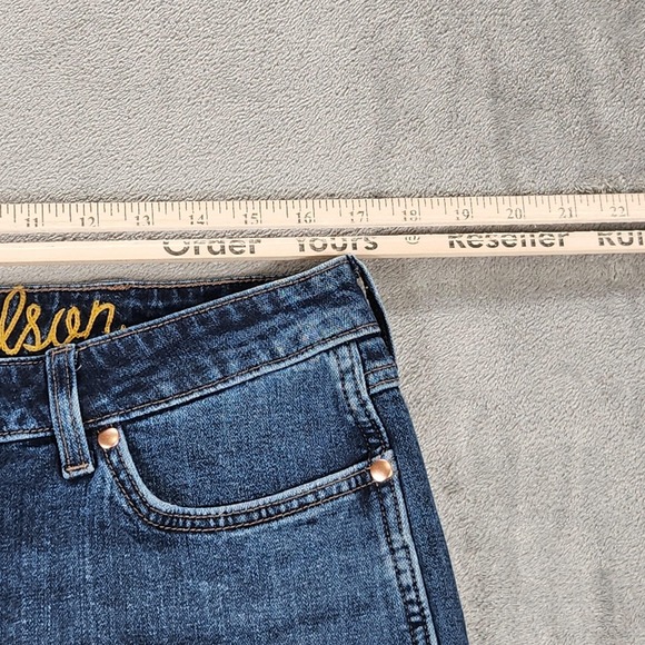Wrangler Lainey Wilson Jeans Womens 33x34 Blue High Rise Bootcut Boot Hugger - Picture 11 of 15